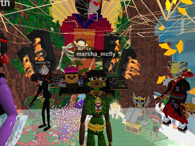 #Amaterasu Party at Snow Fox Lounge in the #Metaverse Hosted by @LexxLucreNFT