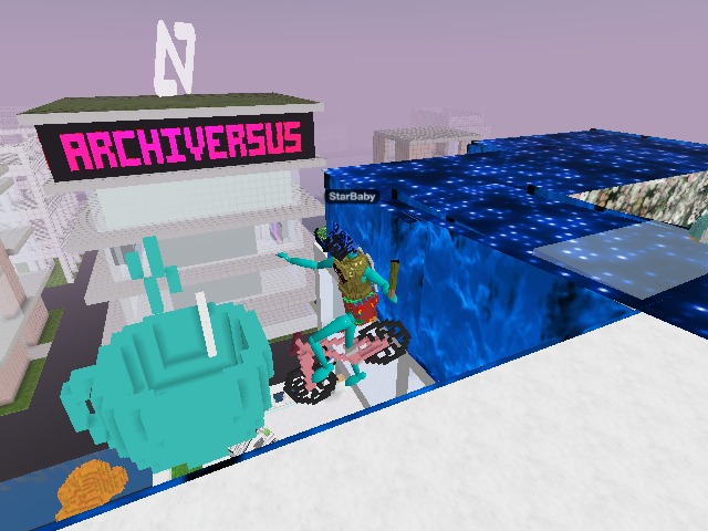 Chillin in Voxels with @Vessy.eth and @ArtTeaswap and decentralizing Hollywood with @StardomChance as the world is being rebirthed and built before our eyes!