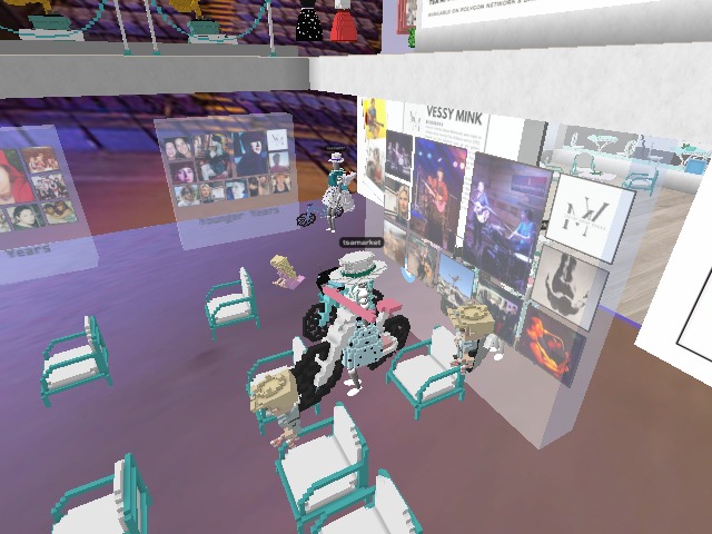 Red bike NFT gated remix room