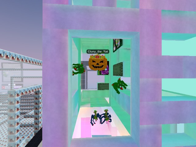 thanks for the pumpkinhead 34omer53.eth! Also wearing a crown by PeggyKUO and various alien critters in retinue by moi
