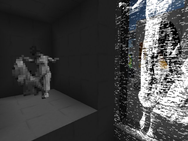 janky animated voxel