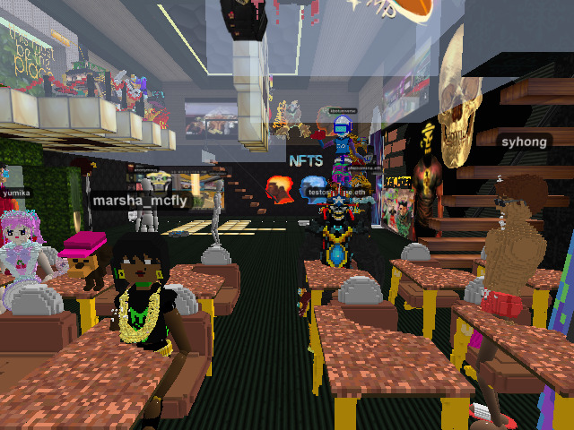 Class with all my metaverse peoples
