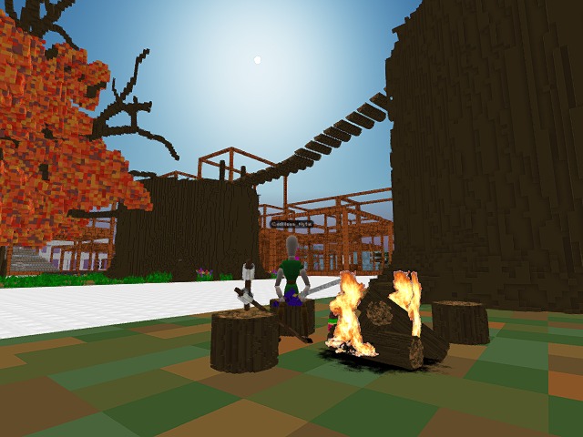 Connected Summer and Autumn with a little bridge #Chronos