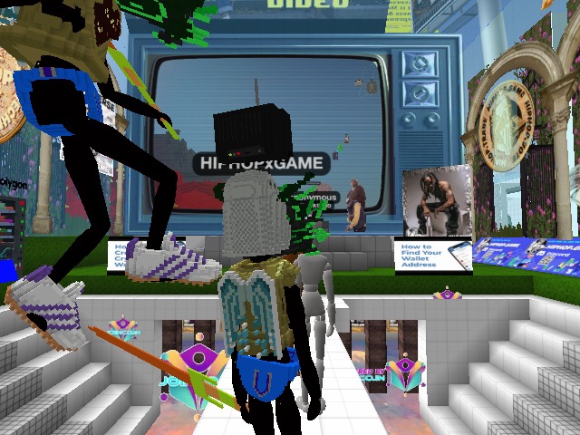 We're hanging with Malik Dope in the hip hop metaverse