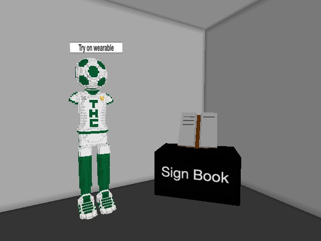 Sign the book for The Hub Collective Football Club (THCFC) Outfit.  Shout Out WackoZacco on creating the Voxels Football Club CCO!