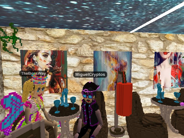 Visiting the Cave Bar in GMetaOne Heights