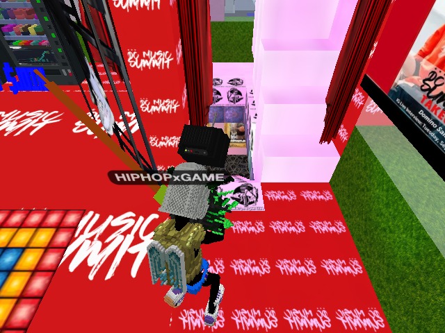 Here's the entrance to our underground hip hop NFT gallery