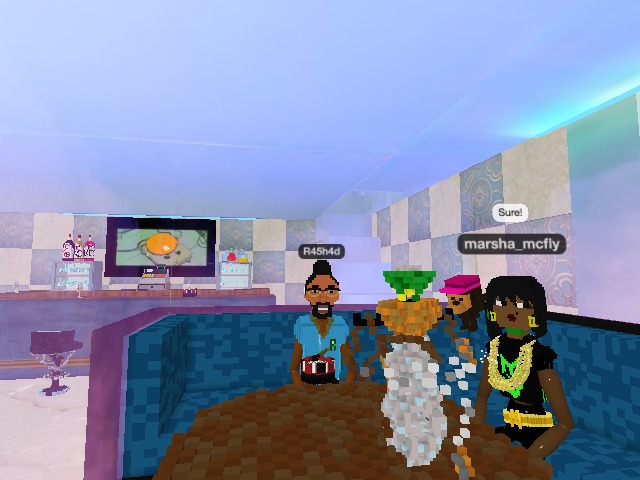 checking out this dope spot with marsha mcfly