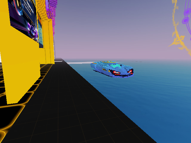 car boat speeding off!!!