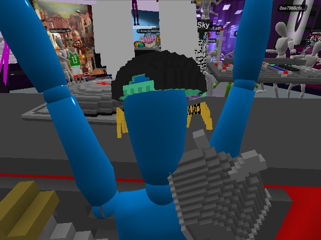 POV: You're DJ-ing at the voxel hotel