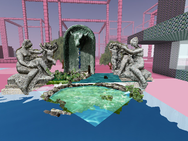 Water Fountain Internet Art Gardens