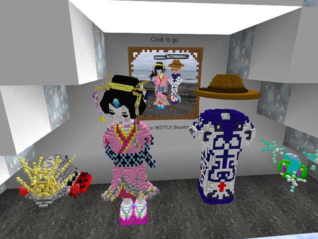 great way to display the wearables and show how they look on the avatar at same time. This is a very welld one gallery build to showcase Voxels wearables