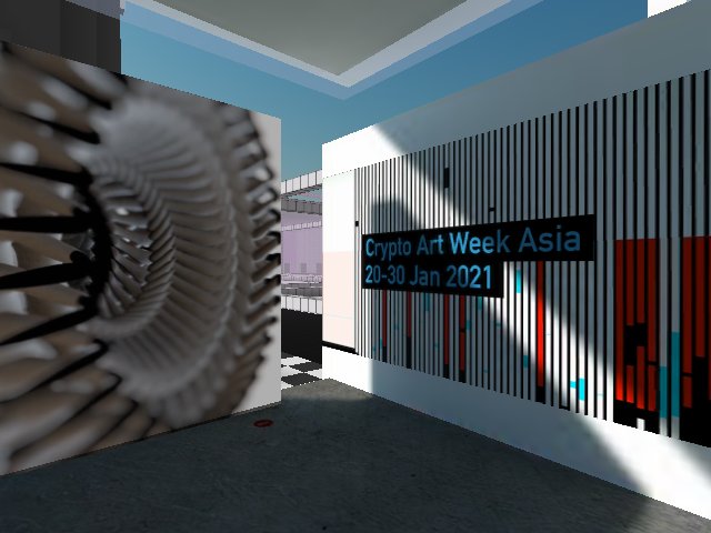 Come see some art from CRYPTOART WEEK ASIA in Zardoz Gallery!