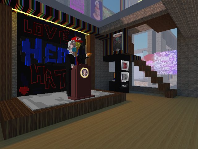 new voxel art on display!