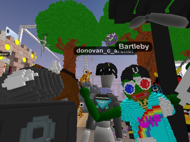 :) pleased to see Bartleby rocking the hat at the WIP!