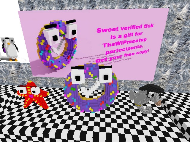 Free tick here for Cryptovoxels people!