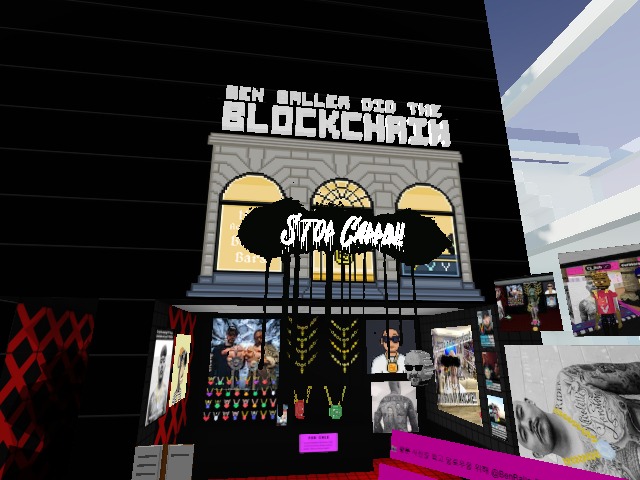 Someone vandalized the Ben Baller BlockChain Shop!