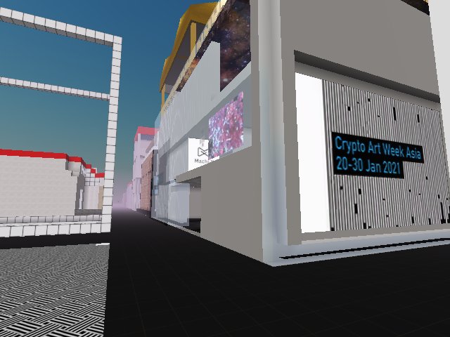 CryptoArtWeekAsia X Machi X Entrance view