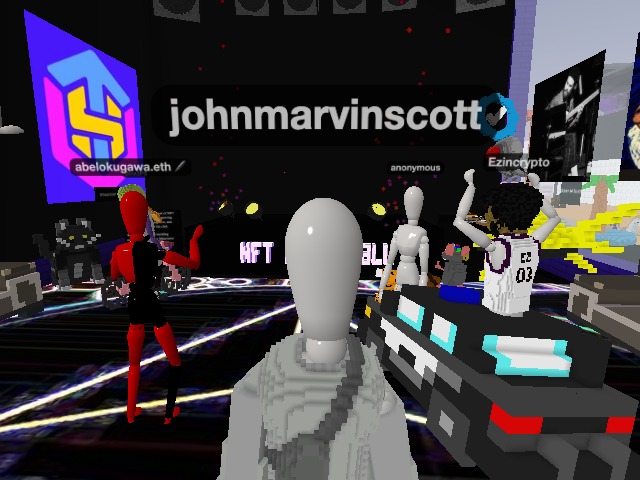 Hanging at NFT Music Hall after my set!