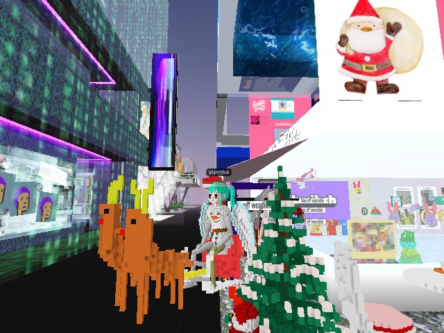 Come for a ride on Santa's sleigh.