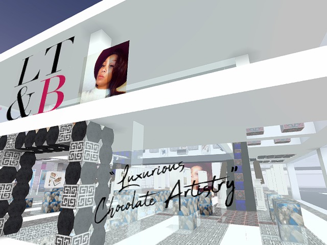 Liana Treat and Berry Luxury Treat Display, Music and Art Gallery. This is magnificent you can order real world treats while connected in the metaverse. Listen to music from Indigo Saint and art work.