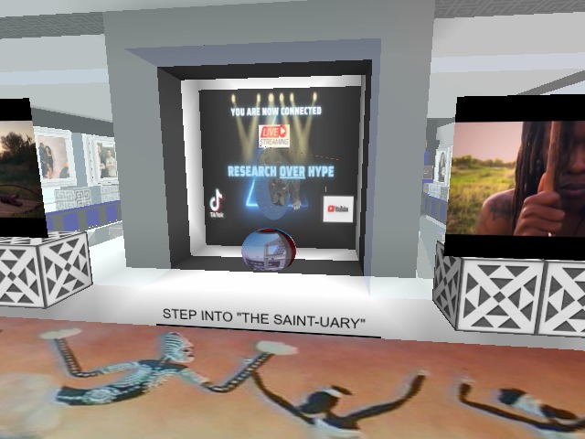 This space connects the metaverse to the real world. Everything connects here and it is so amazing.