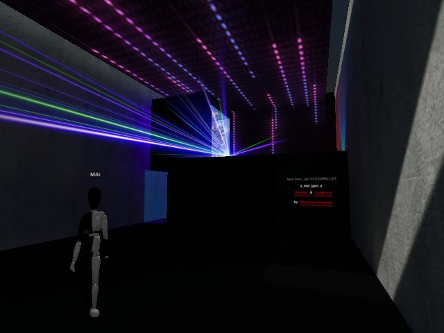 Live visuals and ambient sounds right now