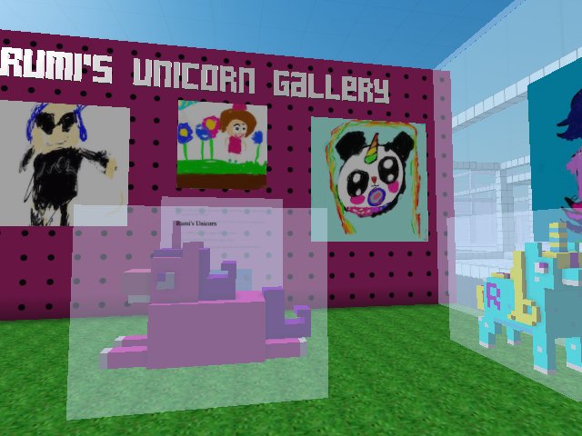 Rumi's Unicorn Gallery (5 year old NFT artist)