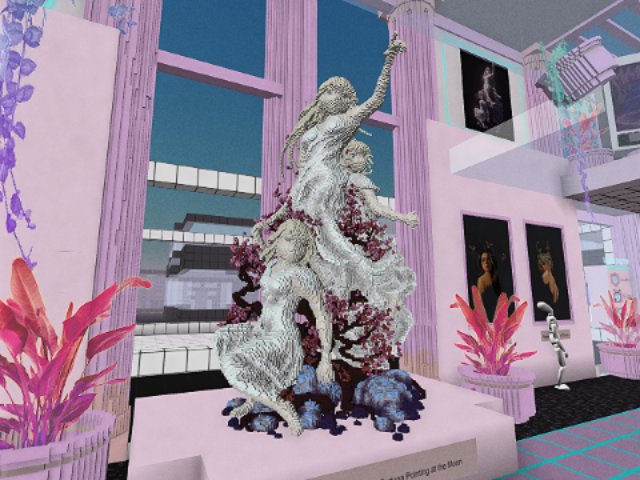 MINECRAFT IN CRYPTOVOXEL ETHDENVER 2021