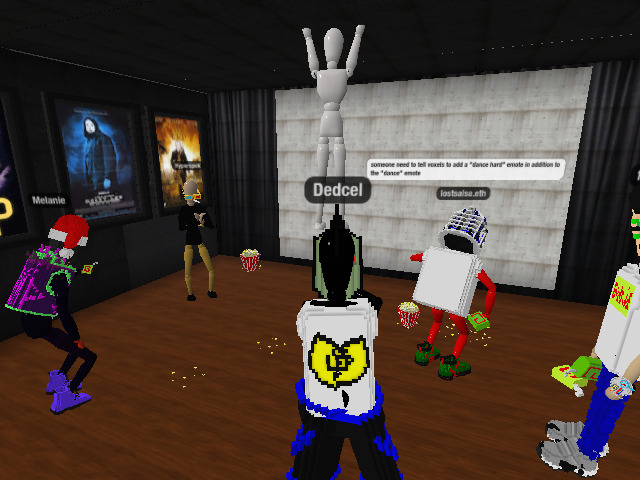 after mvie dance party at LEPEMPIRE