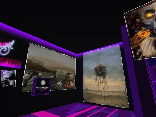 In the lobby of ... the Voxel ...