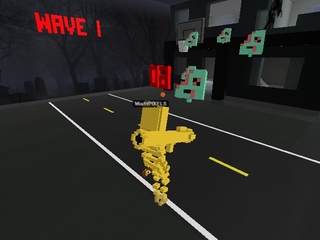 Come shoot ZOMBIES in Voxels!