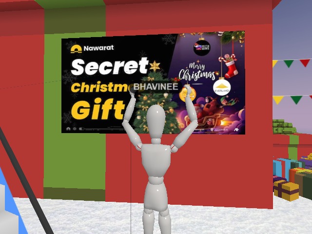 celebration of marry christmas at nawarat poster gift
