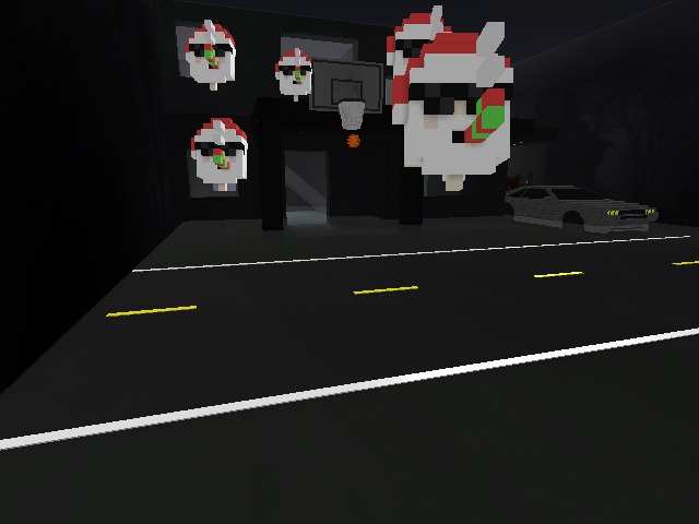 WOAH! Drained a shot over Santa!