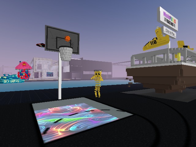 Come shoot some hoops in VOXELS!