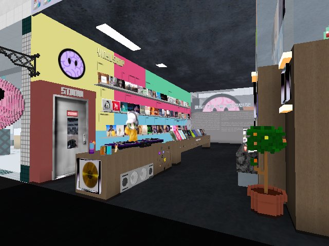 Vinyl shop looking sweeeeeet