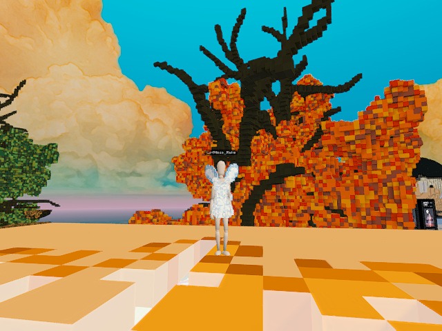 I am in love #Chronos #Voxels #cryptovoxels #metaverse