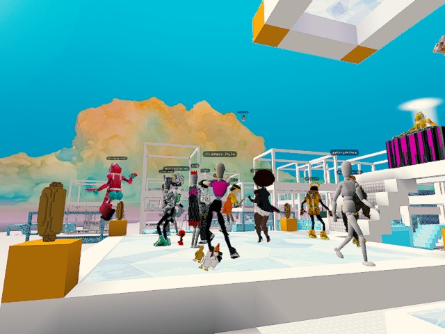 Come join the Sky Party! #Chronos #Voxels #cryptovoxels #metaverse #metaverseparty