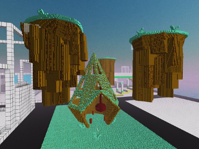 WIP for the RNG community by @jeeltcraft #voxelart