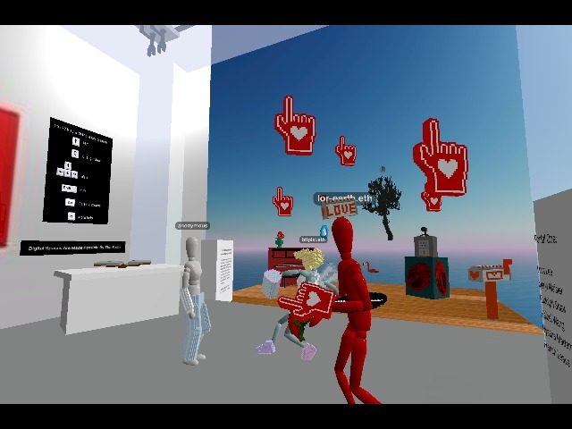 Come join us and get a free valentine's wearable giant red heart hand! Here until 9pm EST