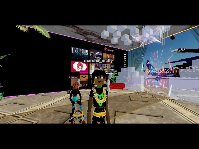 Kweens in the building watching Black College Con