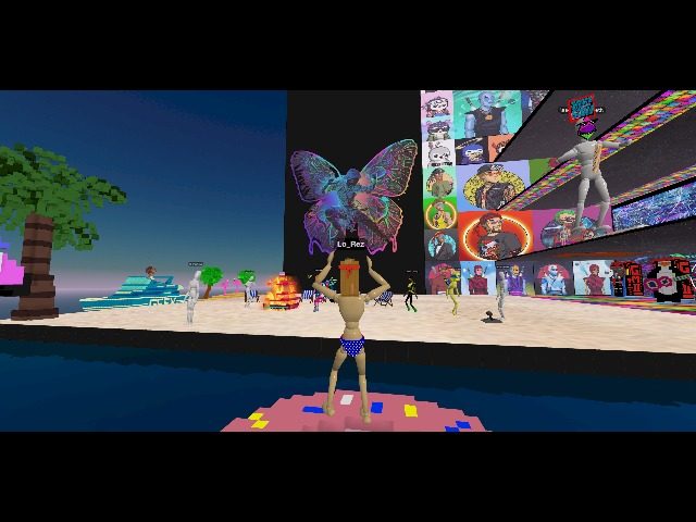 groovy beach party vibes