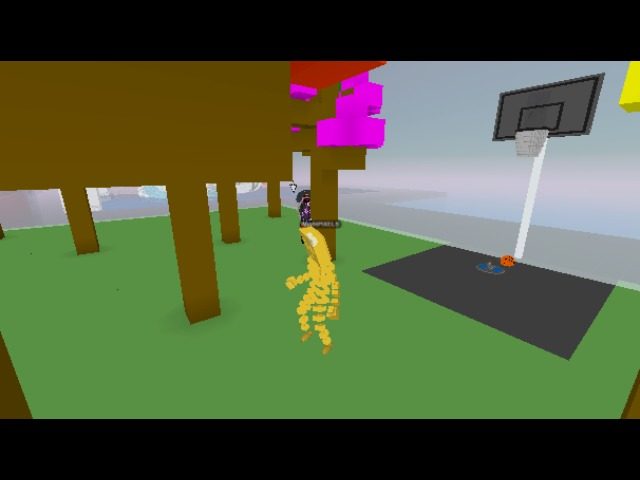 WHo is that behind that tree?!