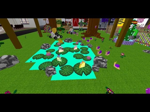 Come and listen to the fly frogs!