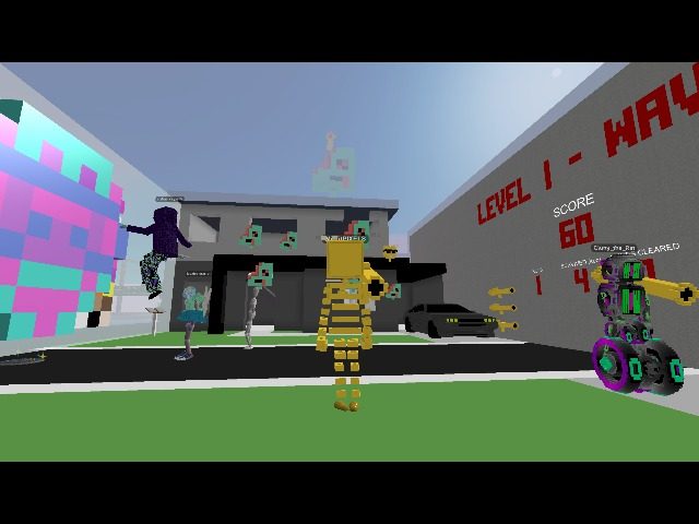 Trying to hold off these ZOMBIES!!! AHHH!!!
