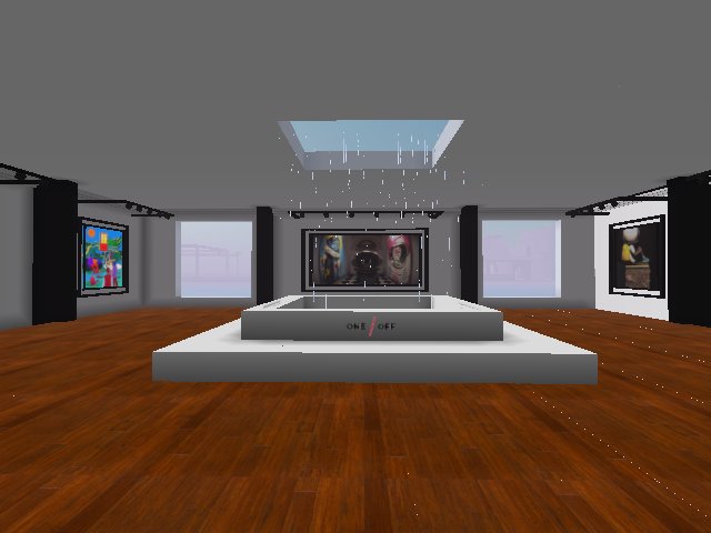 WIP, gallery with a reflection fountain