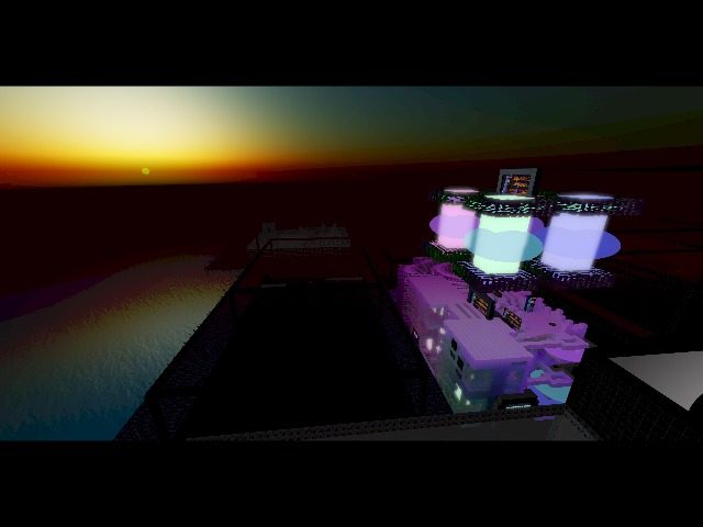 Alien 3y3 Art looks great at night :) Beautiful sunset over the water