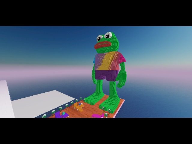 Nice Frog in Igloo