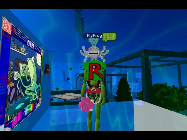 With my bestie frog in da house