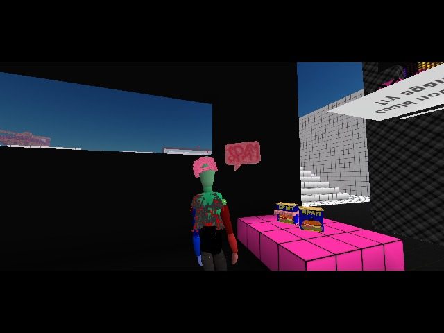 corner ready for a portal to #spamart gallery